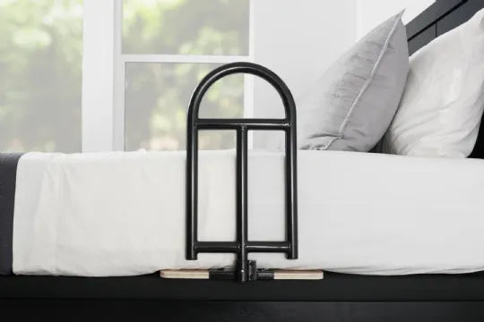 Close-up image of Assist Bar Support Handle for Improved Bed Transfers
