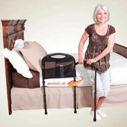 Mobility Bed Rail with Swing Away Stability Arm from North Coast