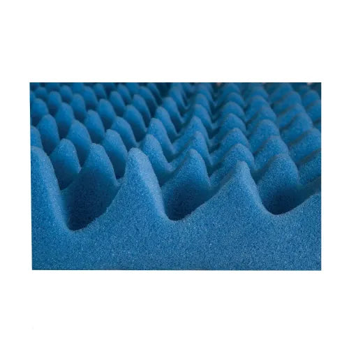 Close-up image of Convoluted Foam Mattress Topper - Pressure Relief and Spinal Support for Better Sleep