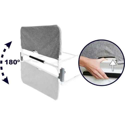 Bed Assist Rail with Adjustable Height and Fold Down Design by KMINA
