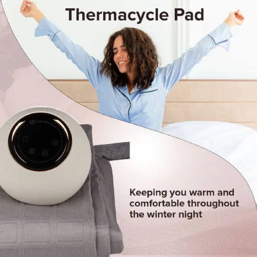 Water Circulating Heated Mattress Pad - Wireless with Silent Motor by Thermacycle
