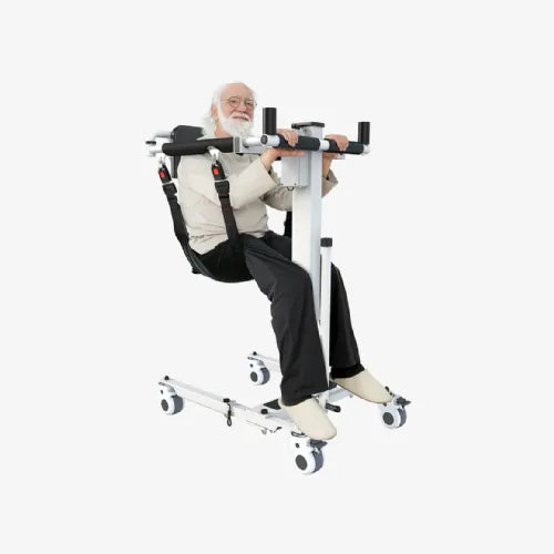 Close-up image of AY06 Electric Folding Transfer Lift by VOCIC