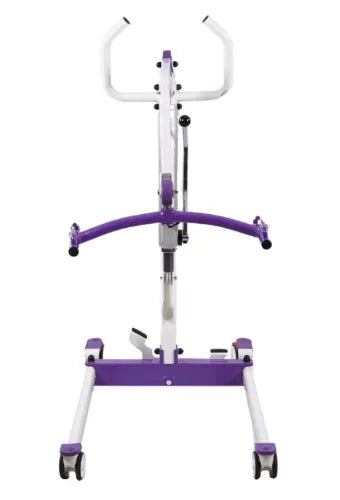 Hydraulic Patient Lift with Full-body Sling, Double Wheel Casters, and 350 lbs. Capacity | Dansons PL350H