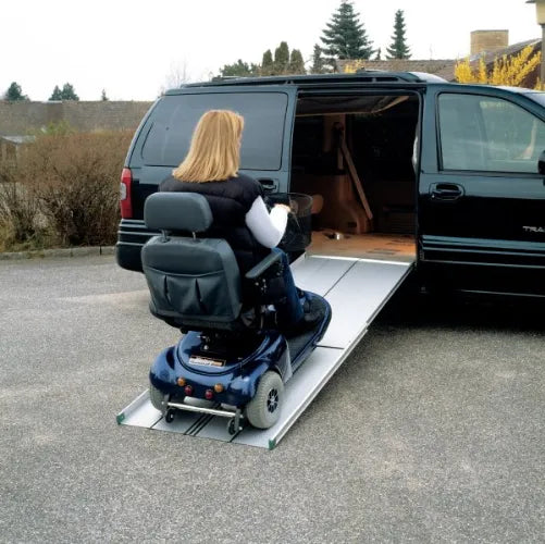 Close-up image of Stepless Portable Ramp System - Telescoping EasyFold