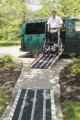 Close-up image of Portable Folding Wheelchair Ramp by DECPAC