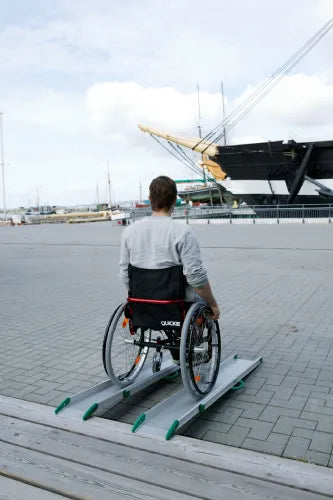 Stepless Telescoping Portable Wheelchair Ramps
