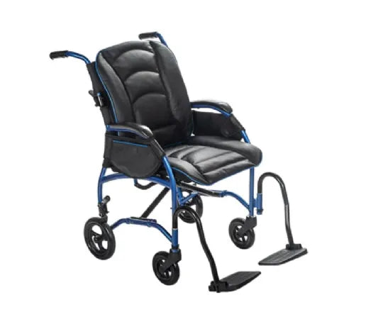 Close-up image of Strongback Premium Travel Chair Package with Wire Braking