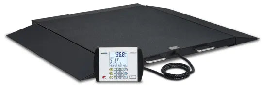 Close-up image of Detecto Portable Digital Wheelchair Scale