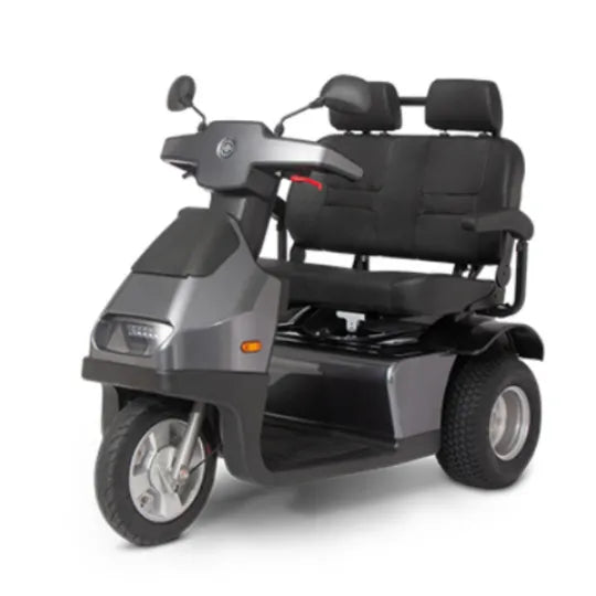 Electric Scooter for Heavy Adults 400lbs - Afiscooter S3 Wide Seat Scooter by Afikim