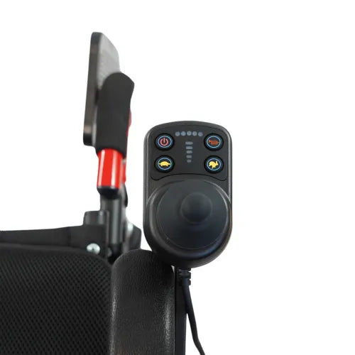Electric Pediatric Wheelchair, Foldable and 220 lbs. Capacity - Eroute 7002