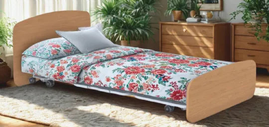 Close-up image of Accora Empresa Hi-Low Hospital Bed | Height Range 3.9-31.5in