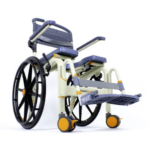 Close-up image of Roll-In Shower Buddy Solo Shower Commode Chair