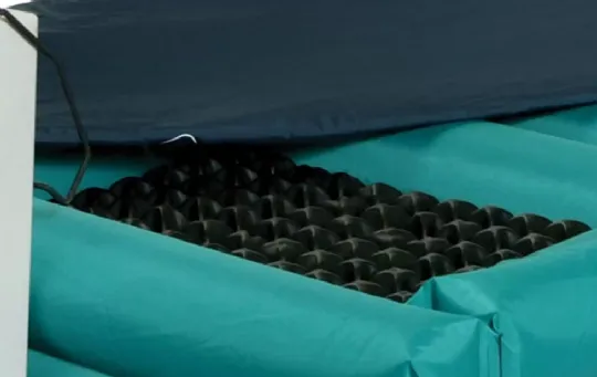 Close-up image of HybridSelect Low Air Loss Mattress Overlay System