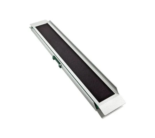 Portable Wheelchair Ramp for Wheelchairs and Mobility Scooters, Non-Skid Surface, Folding Handles, Stepless EasyFold Pro 3 by Guldmann