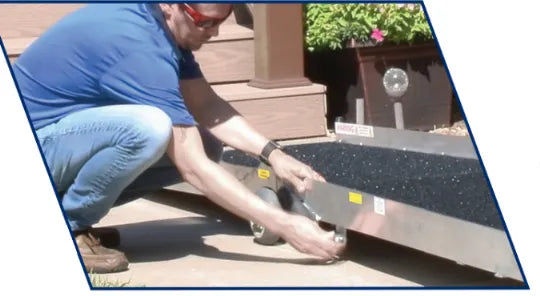 Wheel-a-Bout Portable Wheelchair Ramp