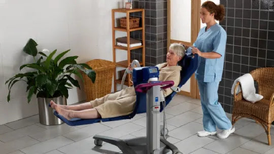 Miranti Height-Adjustable Bath and Shower Stretcher by ArjoHuntleigh (FULLY ASSEMBLED)