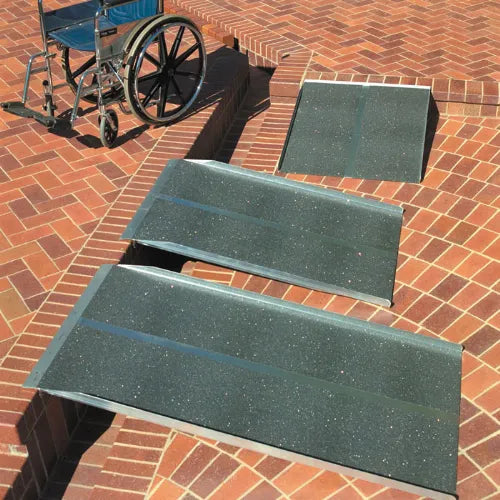 Close-up image of Portable Wheelchair Ramps - Single Piece | Made in the USA!