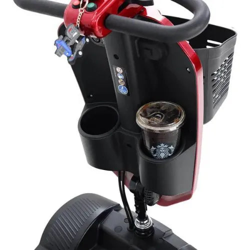 MAX PLUS Mobility Scooter with 300 Pounds Weight Capacity and Electromagnetic Brake by Metro Mobility