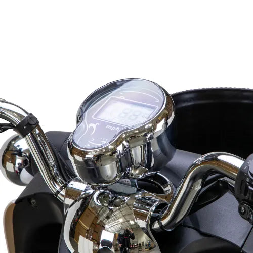Close-up image of Mobility Scooter with 3 Wheels and 35 Mile Battery - Bespoke Mobility Supreme