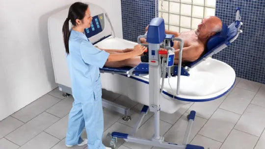 Bolero Height-Adjustable Bath and Shower Stretcher by ArjoHuntleigh (FULLY ASSEMBLED)
