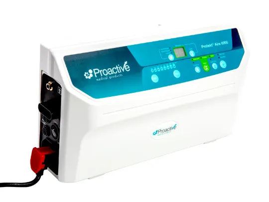 Low Air Loss Alternating Pressure Mattress with Side Air Bolsters and Dual Compressor - Protekt Aire 8900