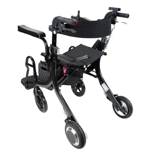 Close-up image of Eroute 9000SW Electric Walker Wheelchair with 5 Configurations and 300 lbs. Capacity