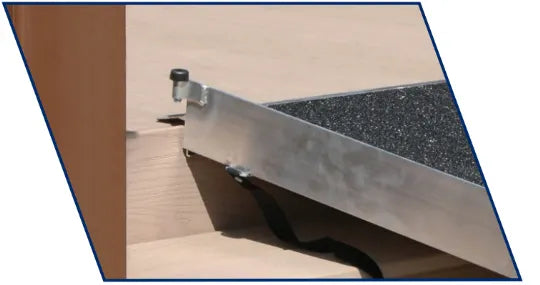 Close-up image of Wheel-a-Bout Portable Wheelchair Ramp