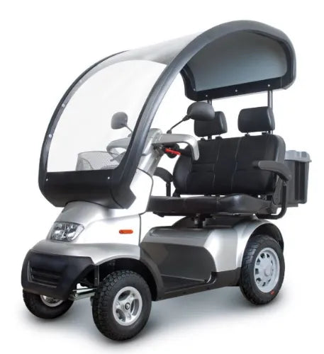 Close-up image of Afiscooter Breeze S4 Dual Seat - Afikim Mobility Scooter