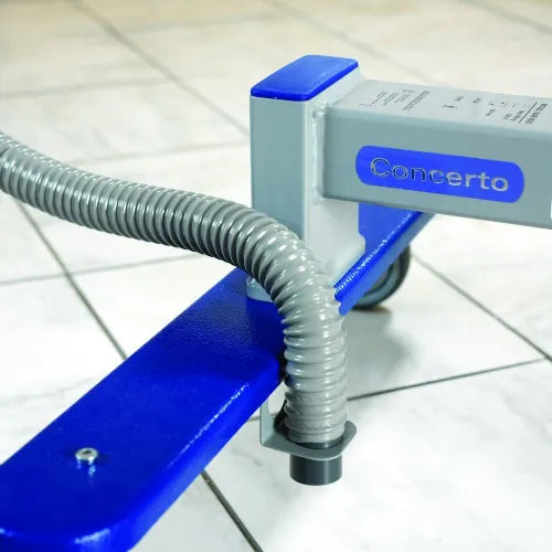 Close-up image of Concerto Height-Adjustable Shower Trolley by ArjoHuntleigh