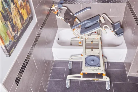 Close-up image of TubBuddy Tilt - Bathtub Transfer Chair from ShowerBuddy