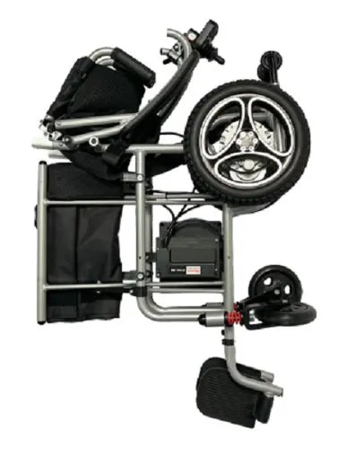 Close-up image of Journey Air Lightweight Folding Electric Wheelchair