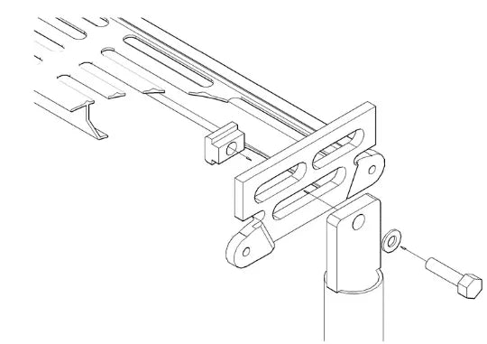Close-up image of Portable Wheelchair Ramp - Roll A Ramp Modular Ramp without Handrails 36 in. Width