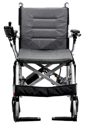 Oracle Super Light Foldable Electric Wheelchair by Discover My Mobility, Lightweight, Flat Free Tires, 350 lbs Weight Capacity