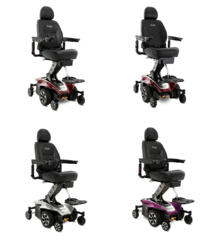 Close-up image of Jazzy Air 2 Elevating Power Wheelchair by Pride Mobility