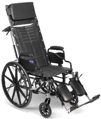 Close-up image of Invacare Tracer SX5 Recliner Wheelchair