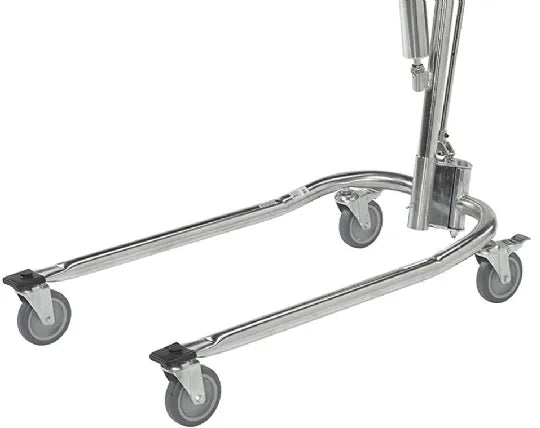 3in. Caster Set for Drive Hydraulic Deluxe Chrome-Plated Patient Lift