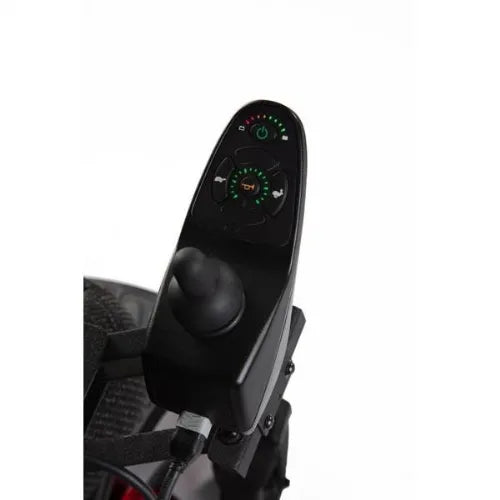 Liberator Electric Power Wheelchair with optional overhead Companion Solar Panel from Solar Mobility | Made in the USA!