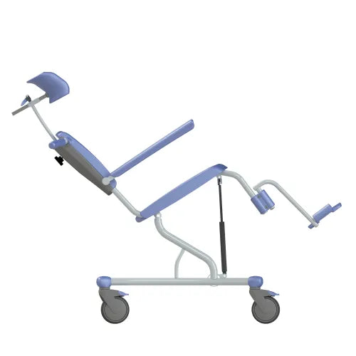 Close-up image of Lopital Nemo Shower Commode Chair