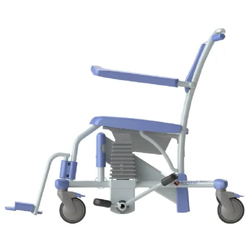 Close-up image of Lopital Flexo Shower Commode Chair