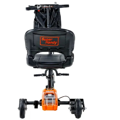 Close-up image of Lightweight Foldable 35 lbs Mobility Scooter OG with Extra Battery by SuperHandy