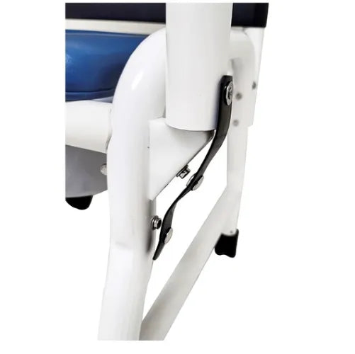 Mobile Shower Commode Chairs with Double Drop Arms and Infection Control by Mor-Medical