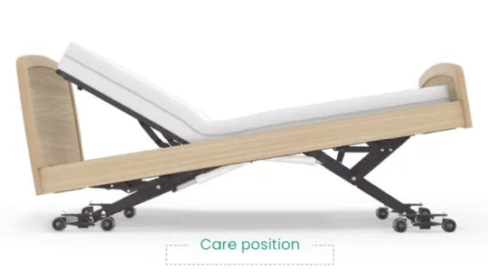 Close-up image of Accora Empresa Hi-Low Hospital Bed | Height Range 3.9-31.5in