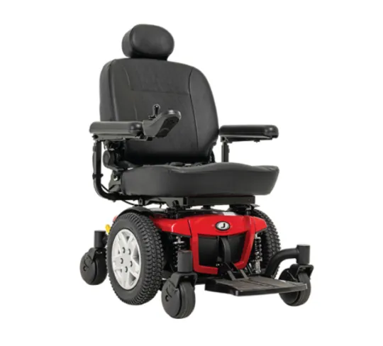 Close-up image of Jazzy 600 ES Power Wheelchair by Pride Mobility
