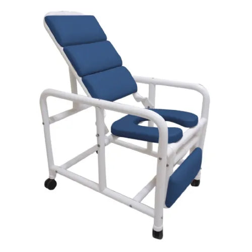 Close-up image of Mobile Reclining Shower Chair with Infection Control by Mor-Medical