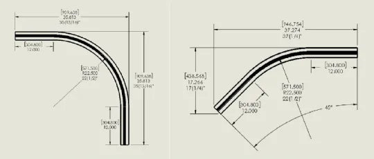 Track Pieces and Installation Parts for GoLift Ceiling Mounted Lift Systems