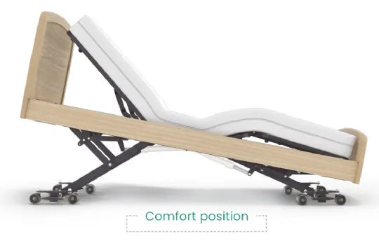 Accora Empresa Hi-Low Hospital Bed | Height Range 3.9-31.5in