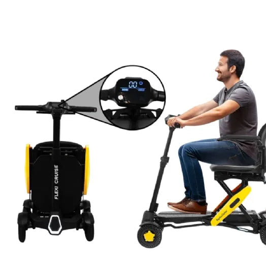 Foldable Electric Scooter with Automatic Folding - ReNuCare FLEXI Cruise