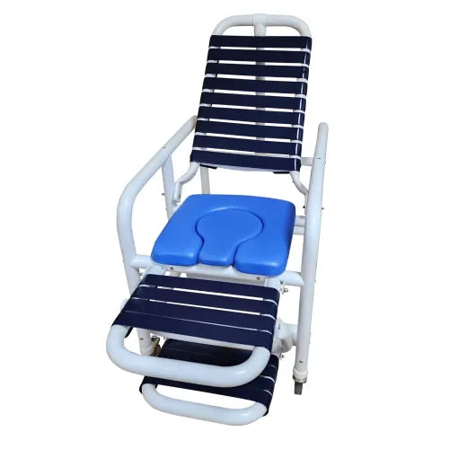 Reclining Mobile Shower Commode Chairs - 4 Styles by Mor-Medical