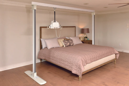 Handicare Portable Ceiling Lift - Savaria Overhead Patient Lift System for Home or Hospital Use