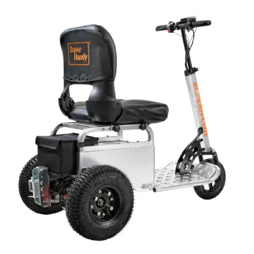 Electric Utility Cart with 2600 lbs. Towing Capacity - Tugger Tow Tractor by SuperHandy
